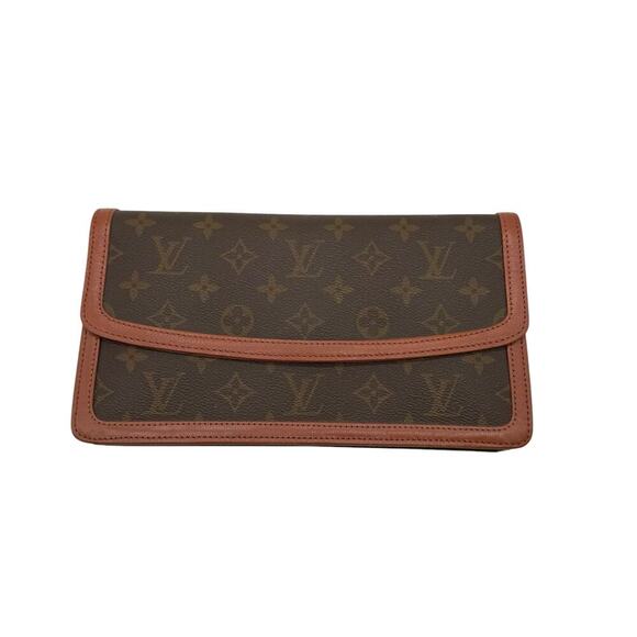 Louis Vuitton LV Monogram Pochette Clutch Vintage  Authentic - Picture 1 of 12